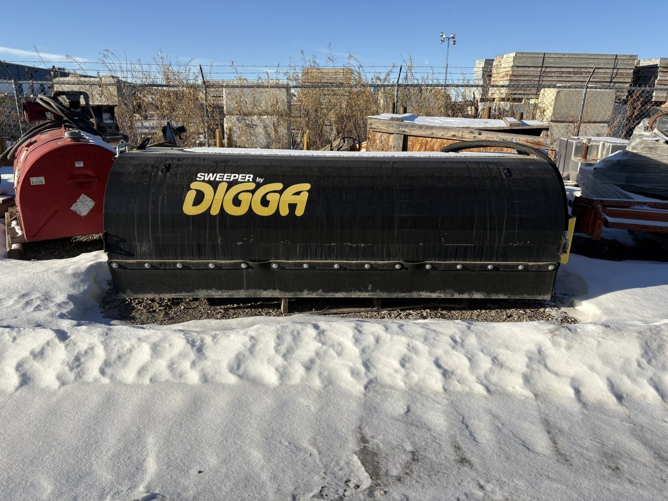 Digga Skid Steer BR 002016 Broom Sweeper #9329 AS