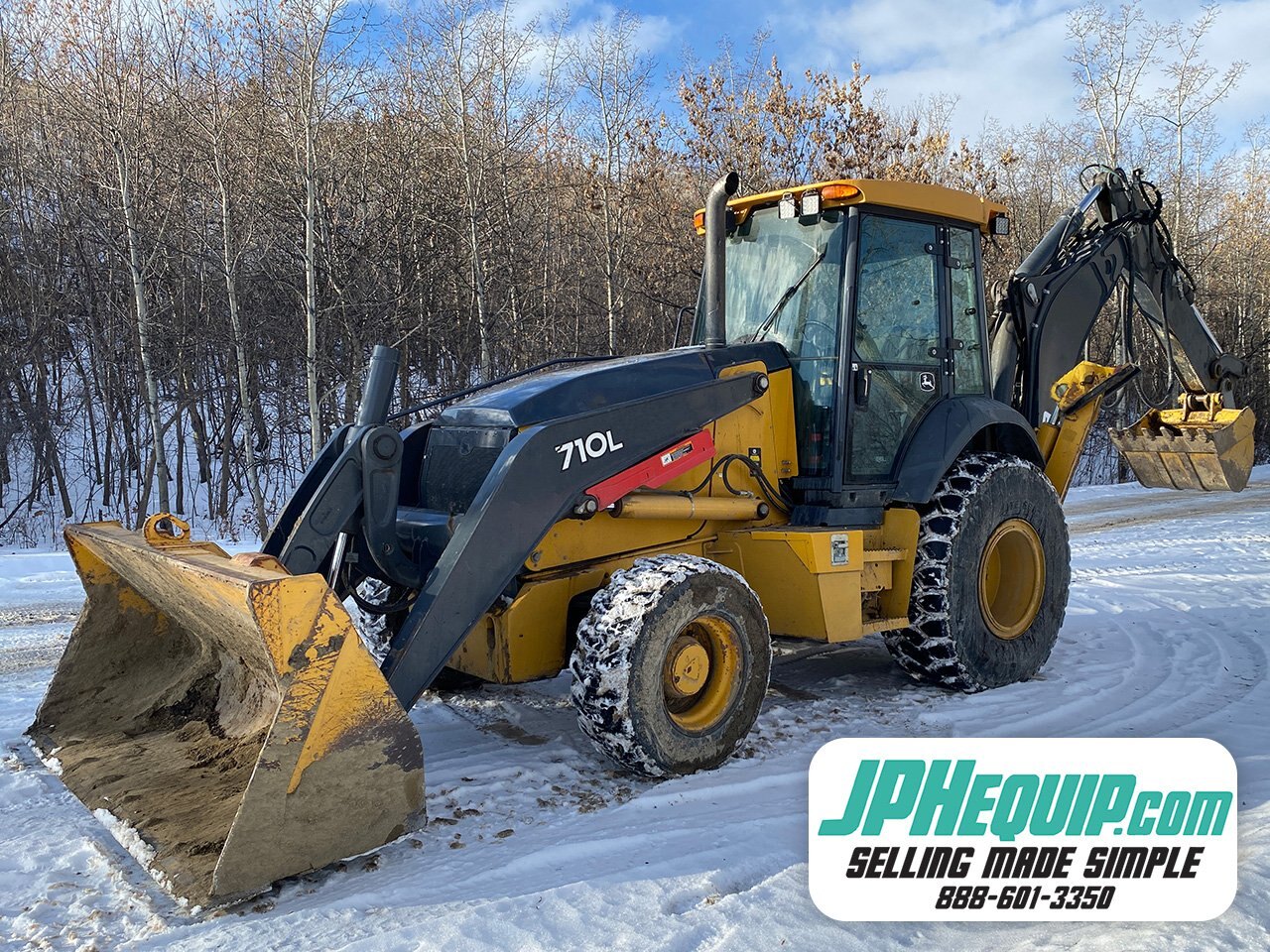 2018 Deere 710L Backhoe - 4X4 Backhoe #9339 BP