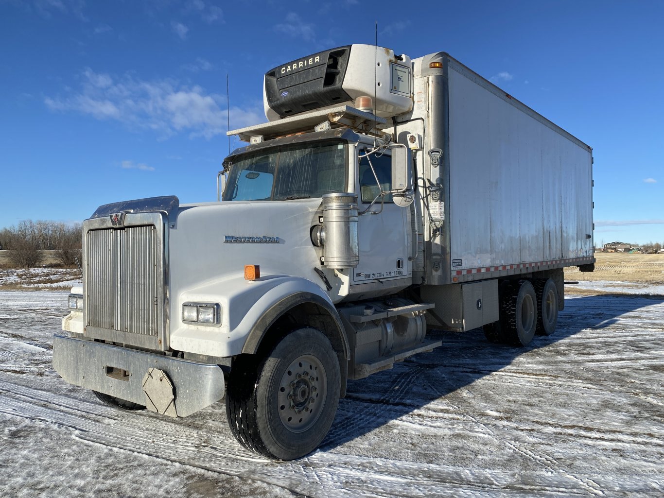 2012 Western Star 4900 Day Cab Truck Carrier Reefer Truck Tandem Axle *** Wholesale Unit *** #9342 BP