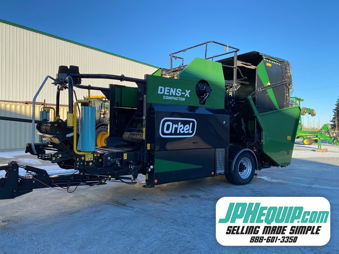 2019 Orkel DENS-X Compactor - Round Bale Compactor #9344 BP