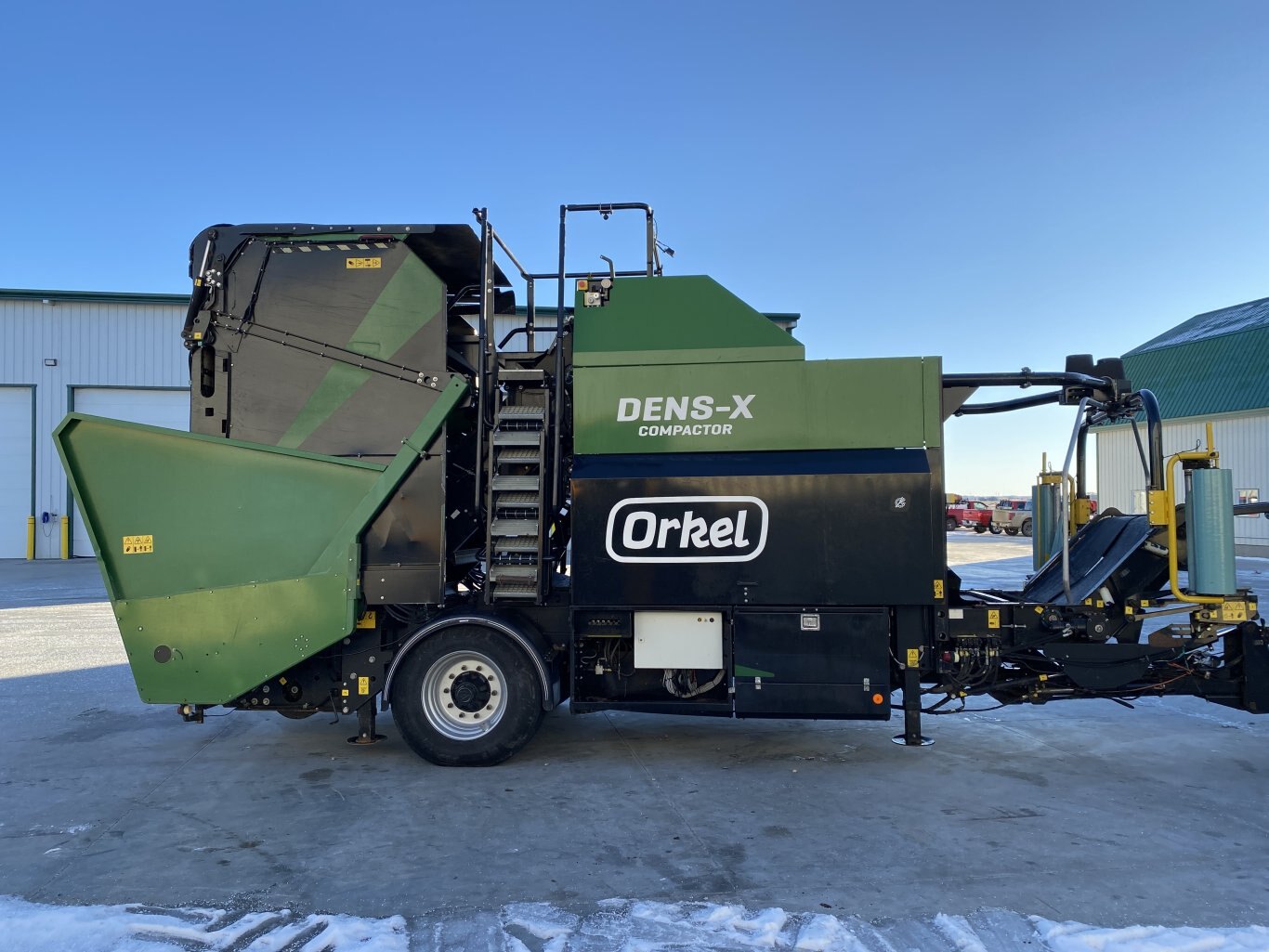 2019 Orkel DENS X Compactor Round Bale Compactor #9344 BP