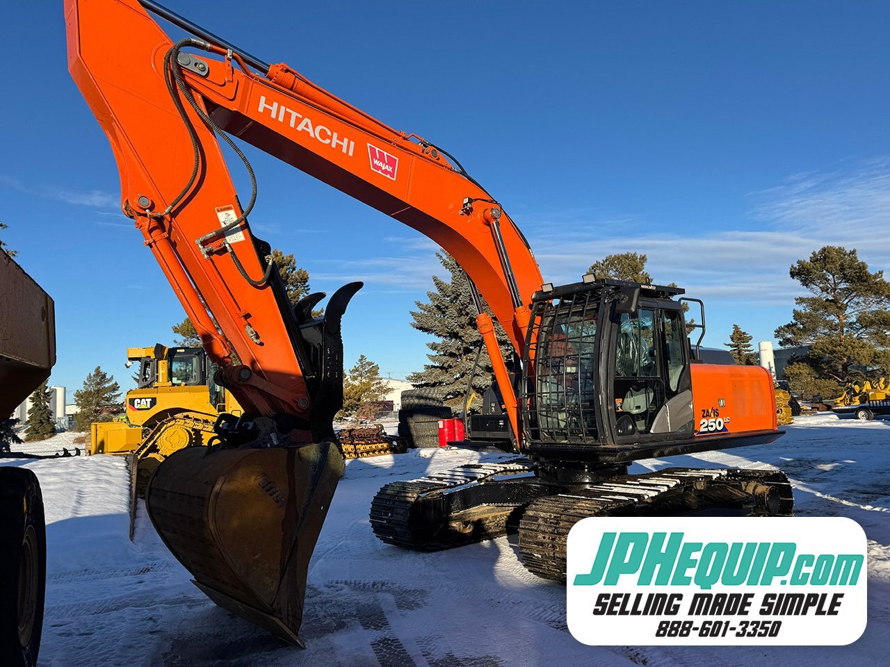 2019 Hitachi ZX250LC-6N Excavator with Thumb #9345 JP