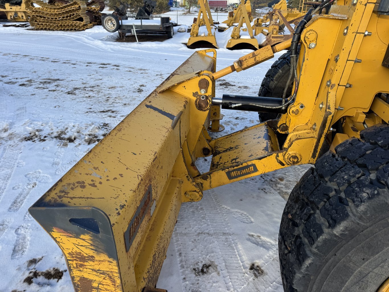 2021 Deere 872GP Motor Grader with wing #9347 JP