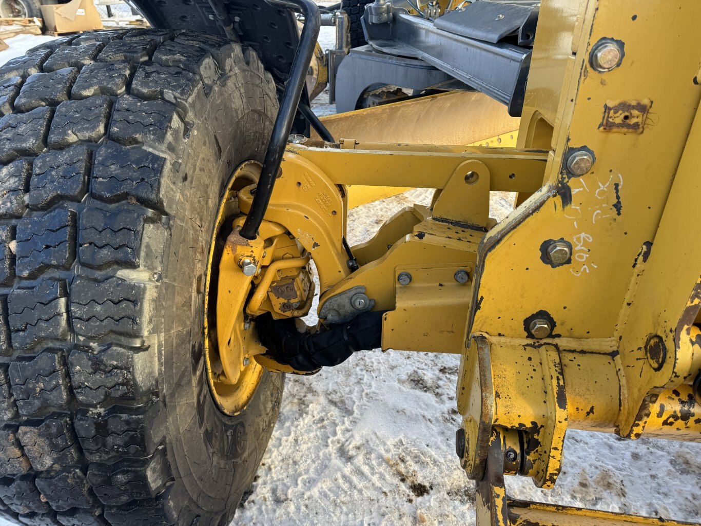 2021 Deere 872GP Motor Grader with wing #9347 JP