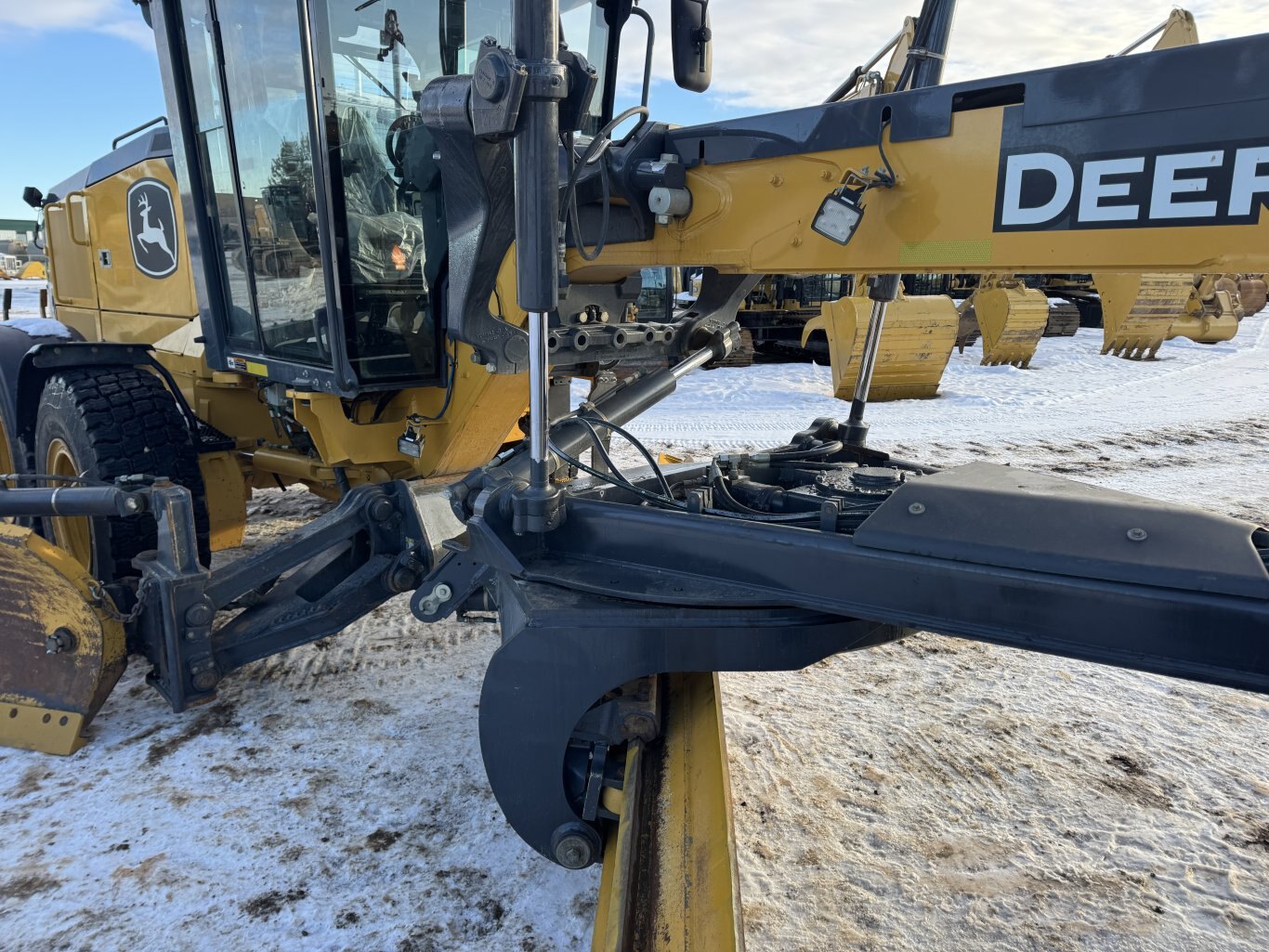 2021 Deere 872GP Motor Grader with wing #9347 JP