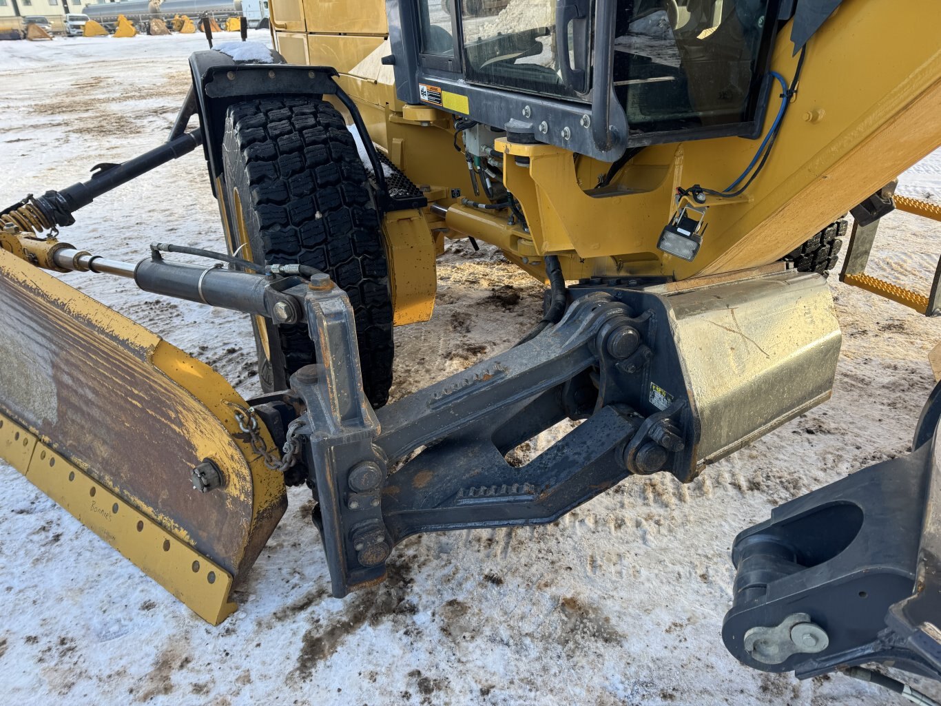 2021 Deere 872GP Motor Grader with wing #9347 JP