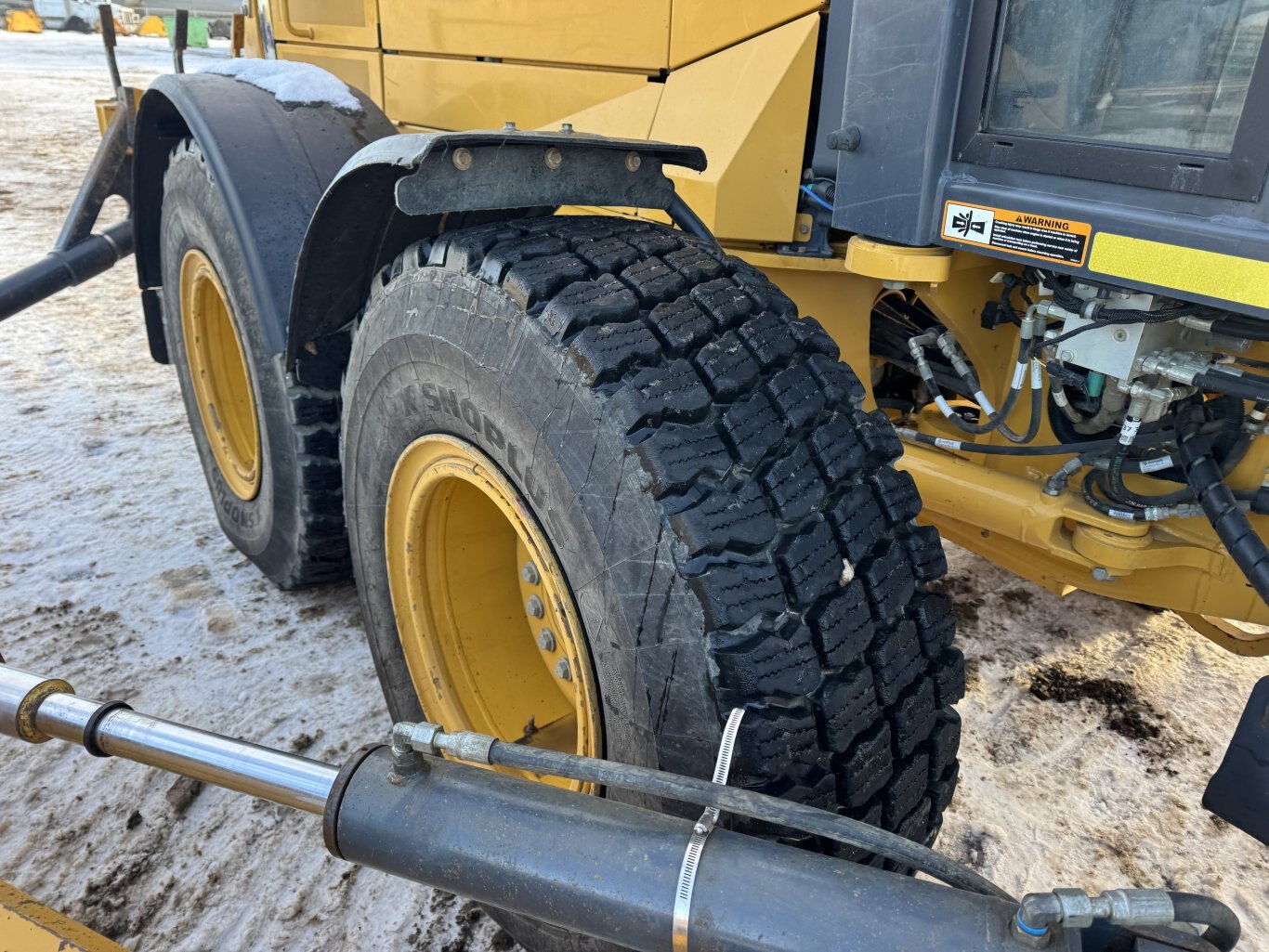 2021 Deere 872GP Motor Grader with wing #9347 JP