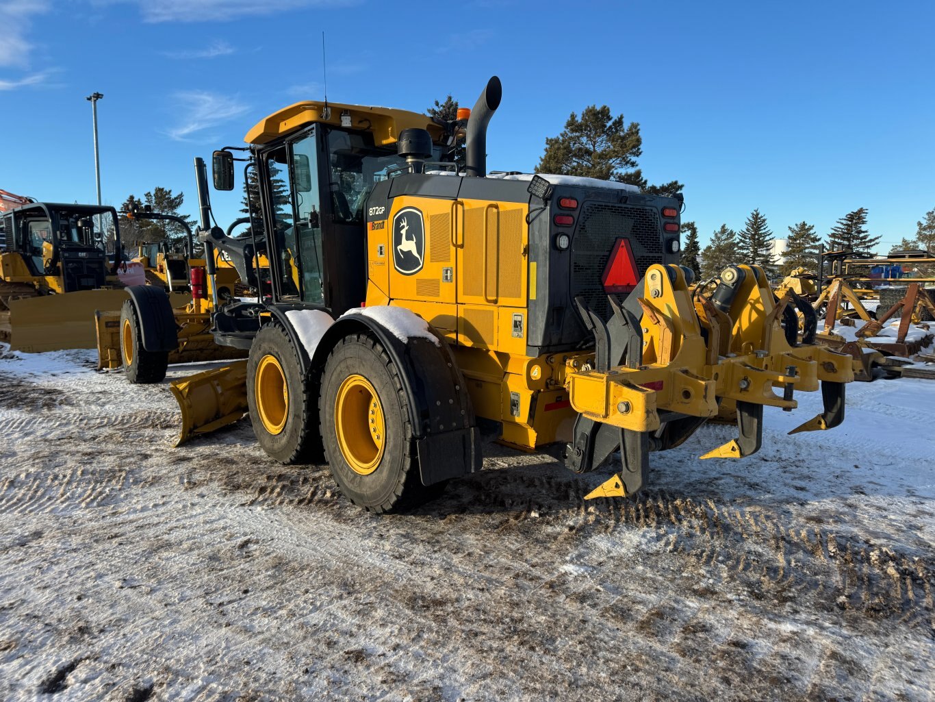 2021 Deere 872GP Motor Grader with wing #9347 JP