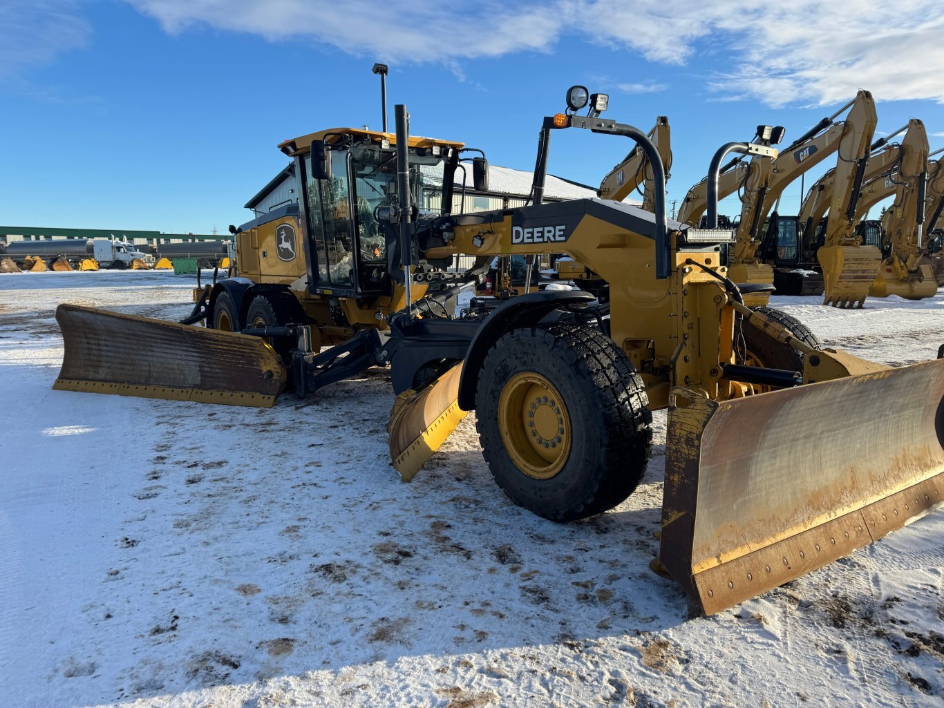 2021 Deere 872GP Motor Grader with wing #9347 JP