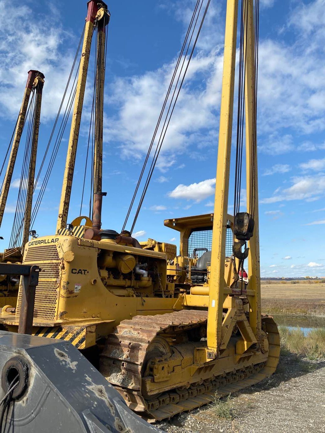 2014 Midwestern 583 Pipelayer 32ft Boom Mounted on 1982 Caterpillar 583K #7955 BP