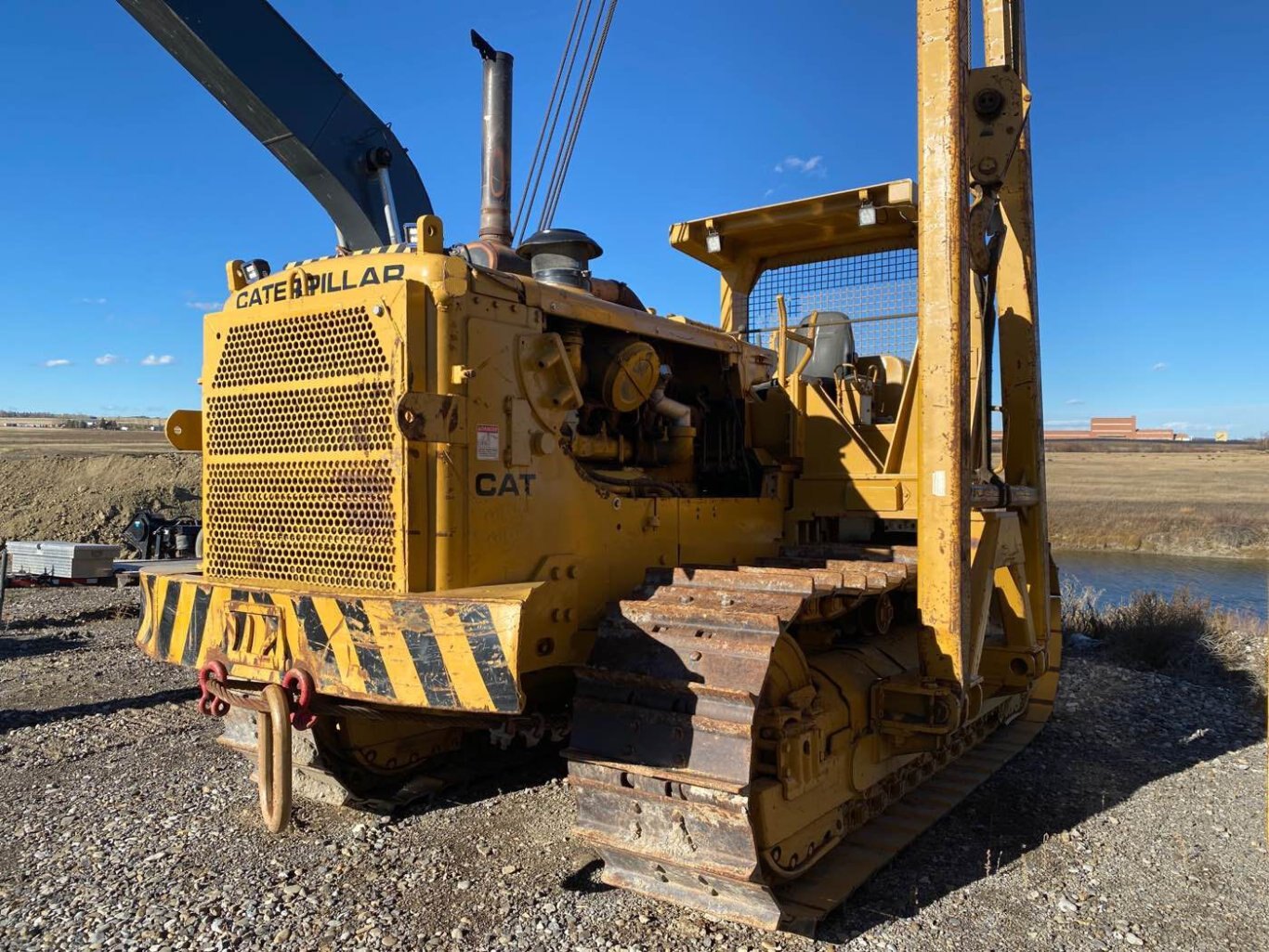 2008 Midwestern M583C Pipelayer 28ft Boom Mounted on 1980 Caterpillar D8K #7598 BP