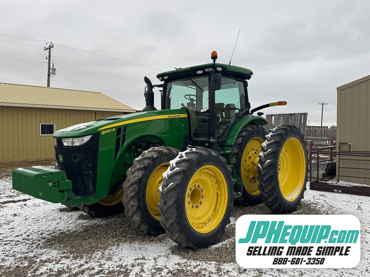 2019 Deere 8320R Tractor	#9349 JP