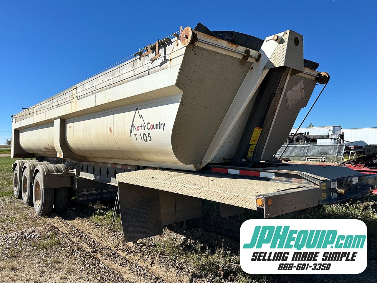 2015 Cross Country Manufacturing 350RE-DF End Dump Trailer #9090 JA