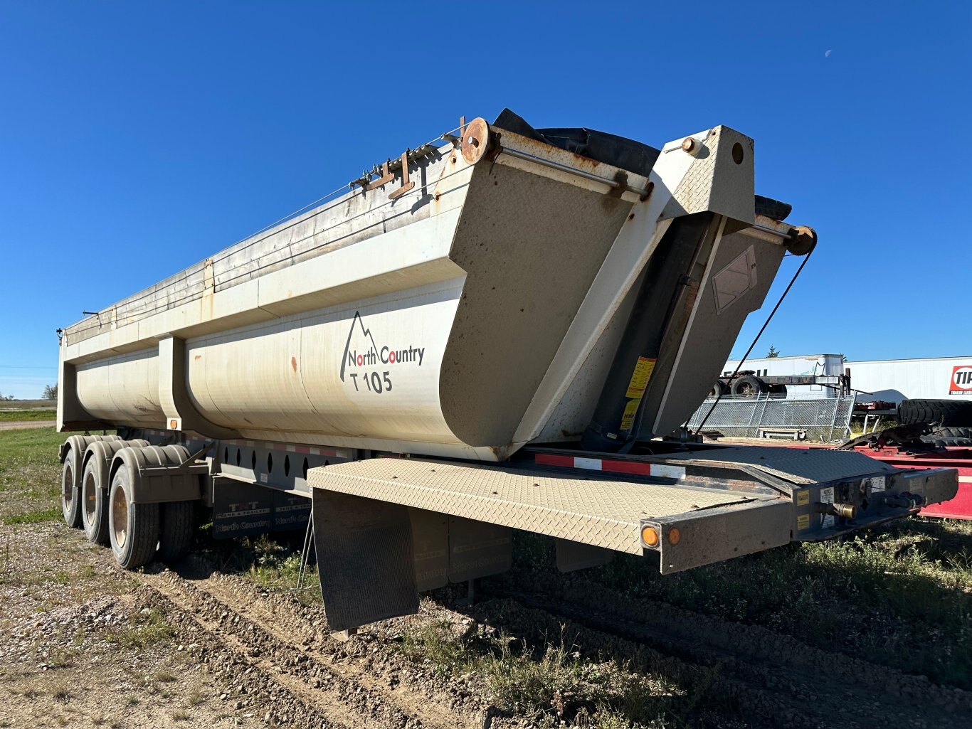 2015 Cross Country Manufacturing 350RE DF End Dump Trailer #9090 JA