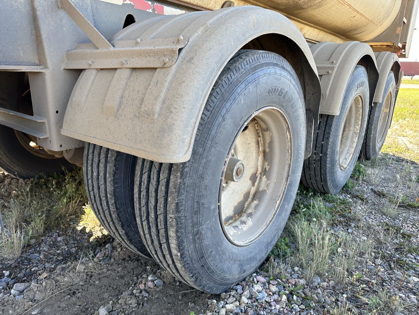 2015 Cross Country Manufacturing 350RE DF End Dump Trailer #9090 JA