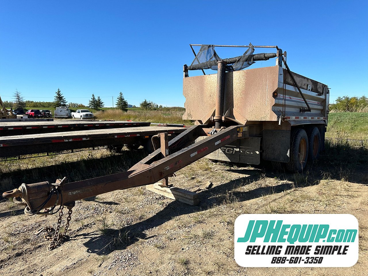 2008 RENN SL 1400 Gravel Pup Trailer #9103 JA