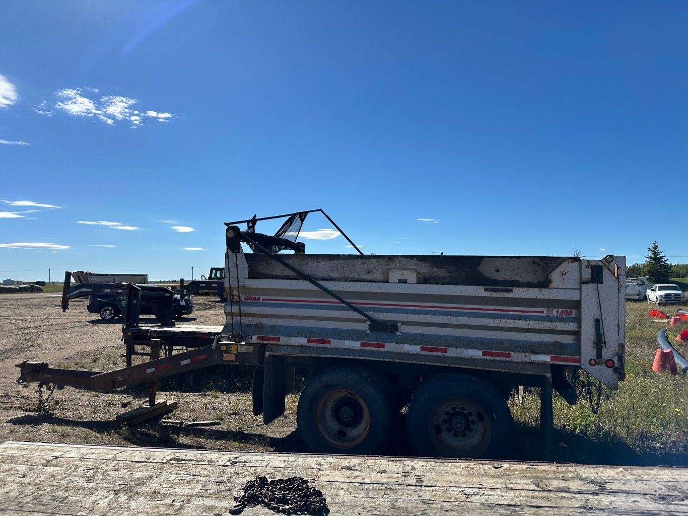 2008 RENN SL 1400 Gravel Pup Trailer #9103 JA