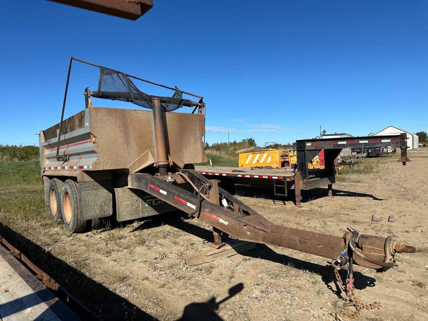 2008 RENN SL 1400 Gravel Pup Trailer #9103 JA