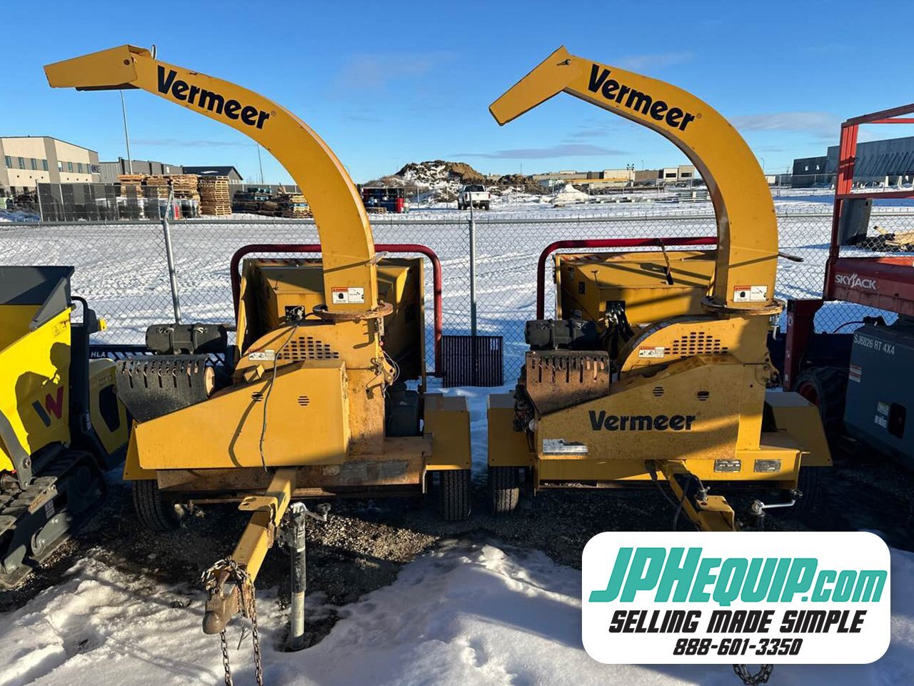 2018 Vermeer BC700XL Towable Wood Chipper #9352 JA