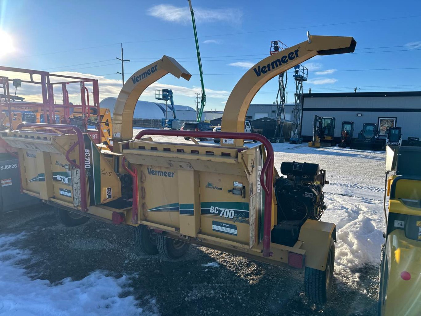 2018 Vermeer BC700XL Towable Wood Chipper #9352 JA