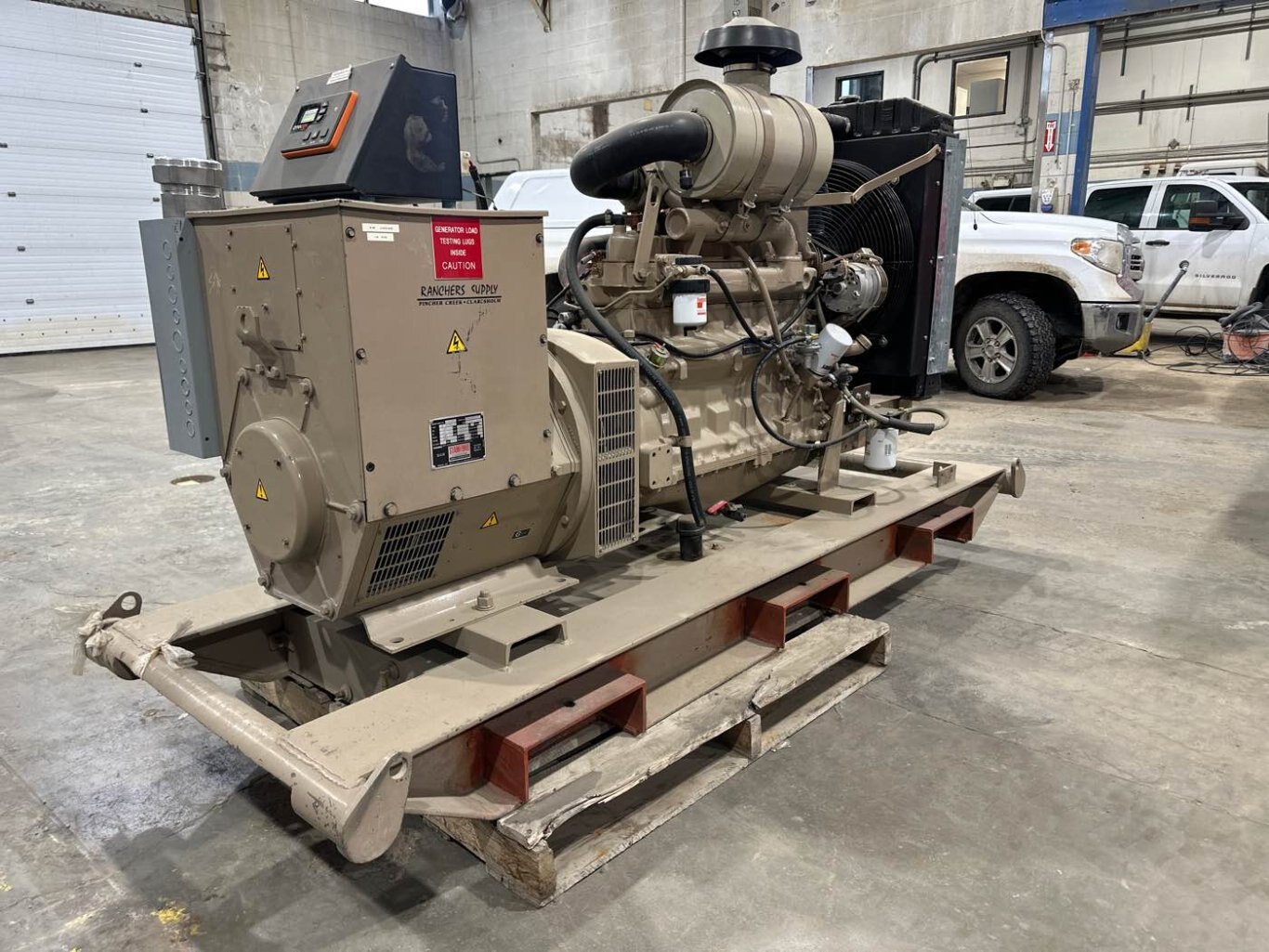 1996 Stamford UC I274D1 105Kw Stationary Diesel Generator ONLY 58 Hrs #9355 JA