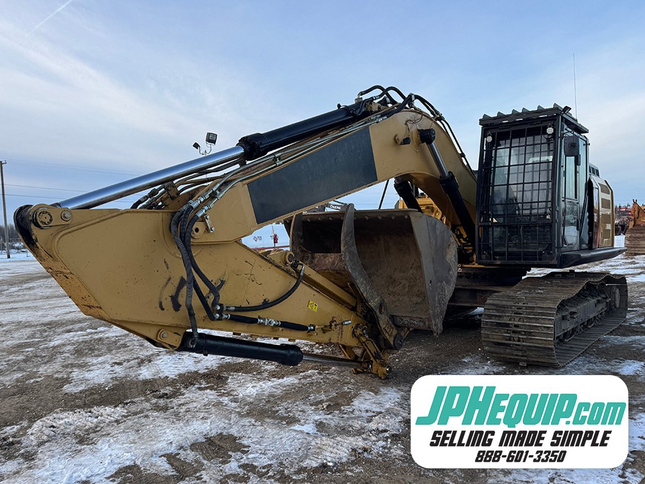 2015 CAT 326FL Excavator with Thumb #9360 JP