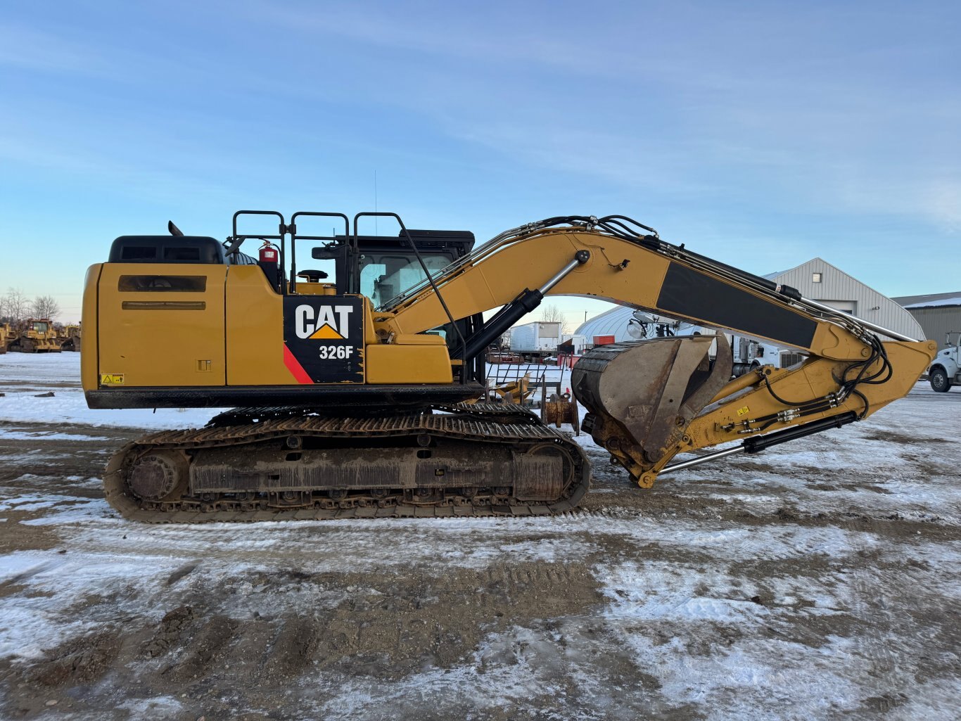 2015 CAT 326FL Excavator with Thumb #9360 JP