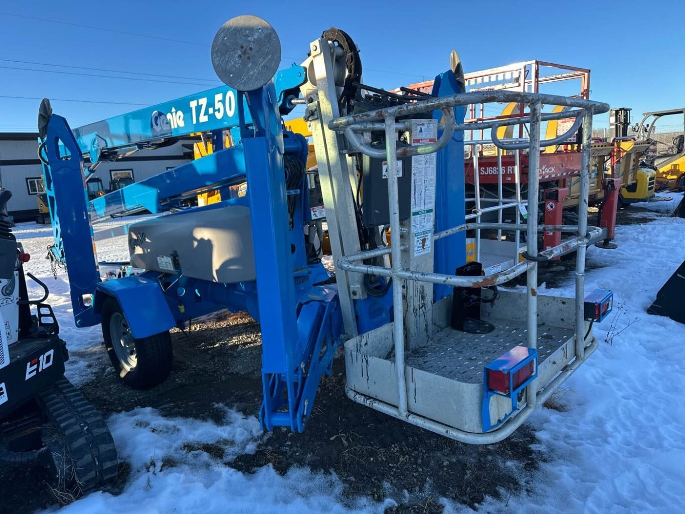 2018 GENIE TZ 50DC Towable Articulating Man Lift #9367 JA