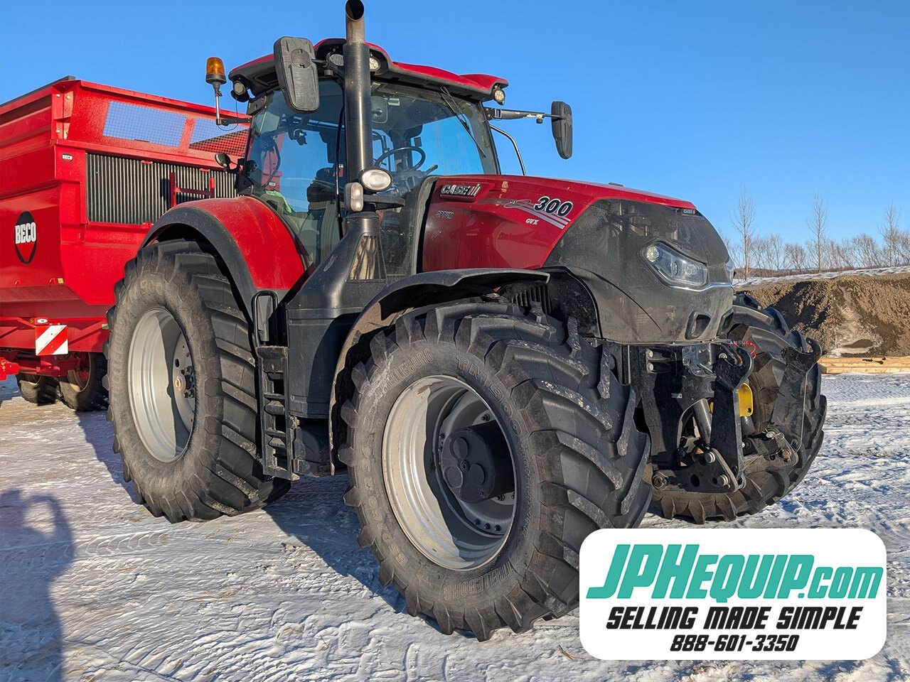 2017 CASE IH Optum 300CVX Tractor #9381 MB