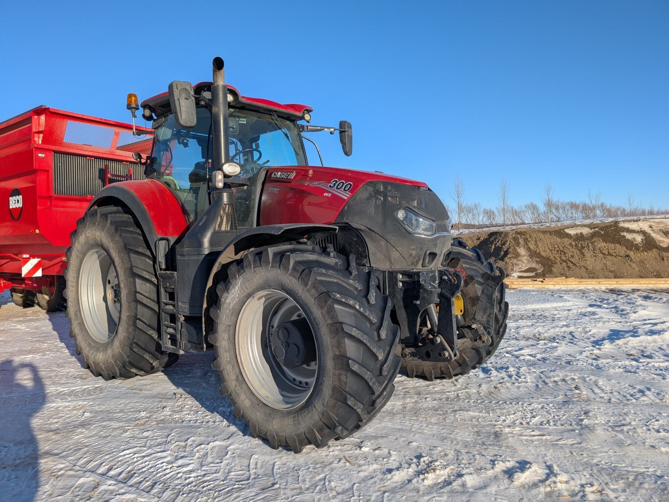 2017 CASE IH Optum 300CVX Tractor #9381 JA