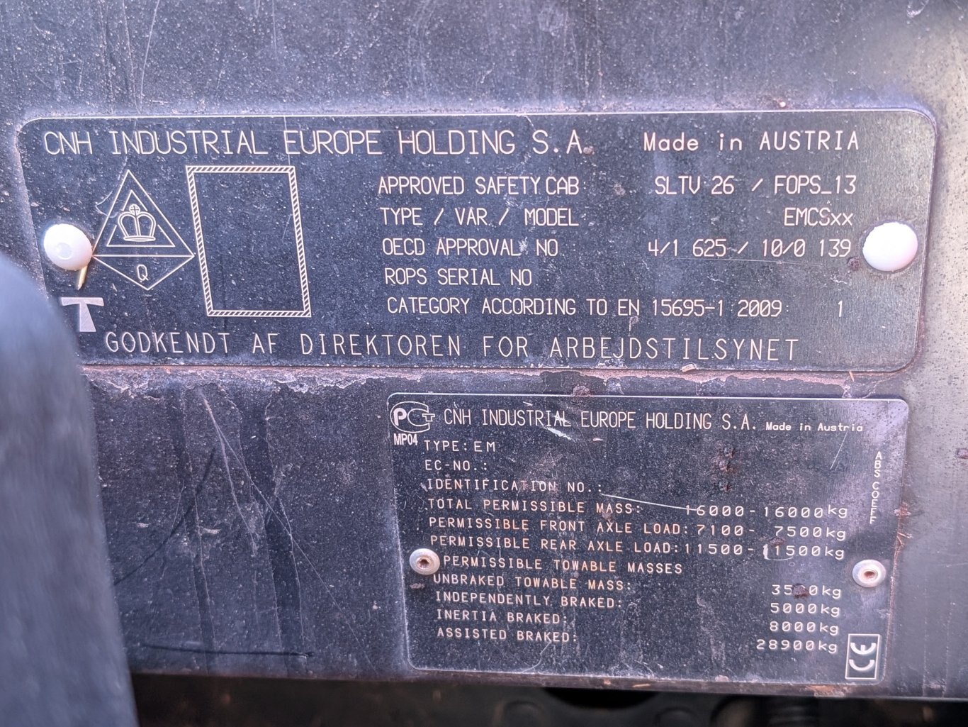 2017 CASE IH Optum 300CVX Tractor #9381 JA