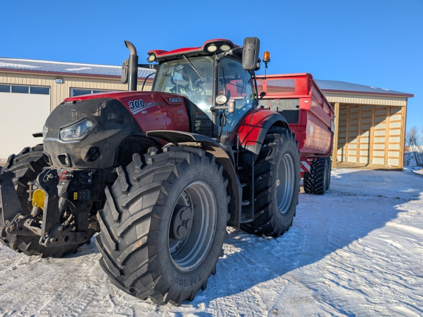 2017 CASE IH Optum 300CVX Tractor #9381 JA