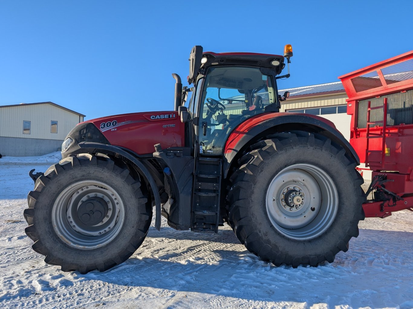 2017 CASE IH Optum 300CVX Tractor #9381 JA