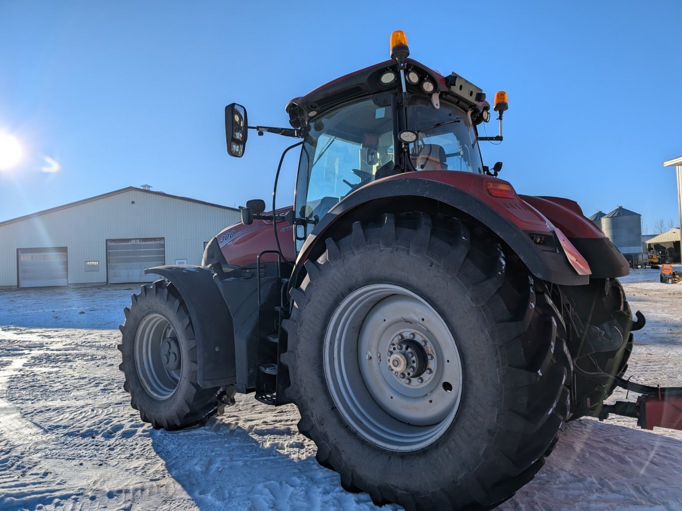 2017 CASE IH Optum 300CVX Tractor #9381 JA