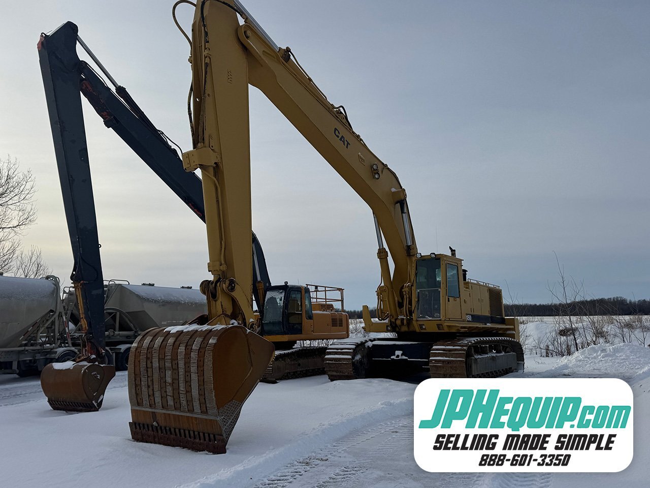 1985 CAT 245 Long Reach Excavator #9389 JP