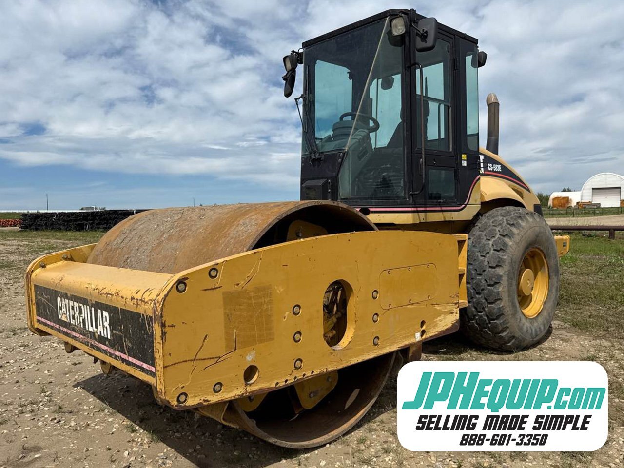 2006 CAT CS583E Smooth Drum Compactor #9400 JP