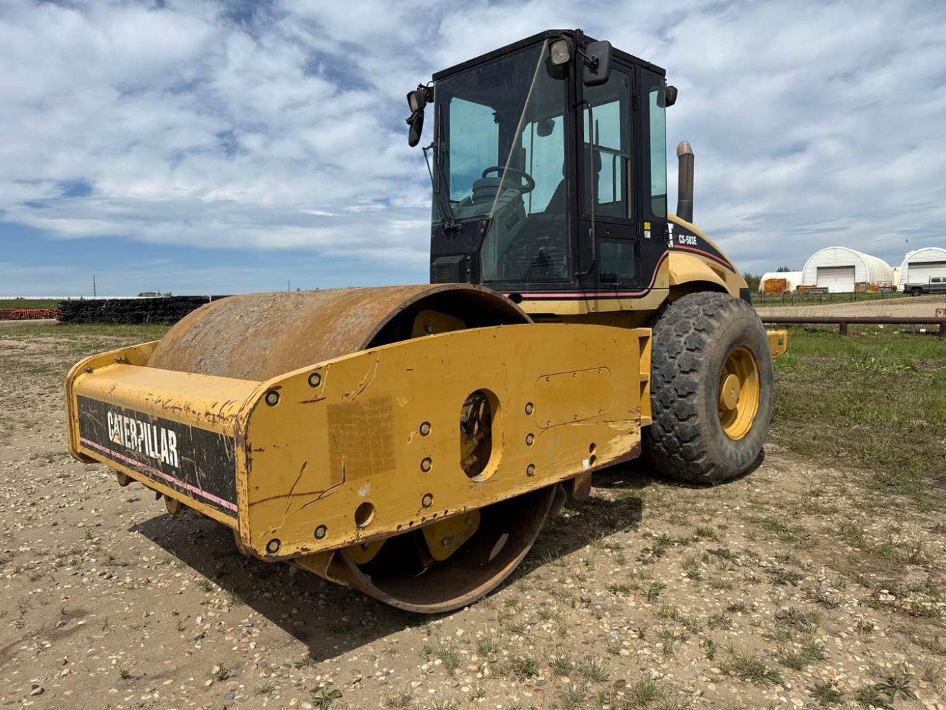 2006 CAT CS583E Smooth Drum Compactor #9400 JP