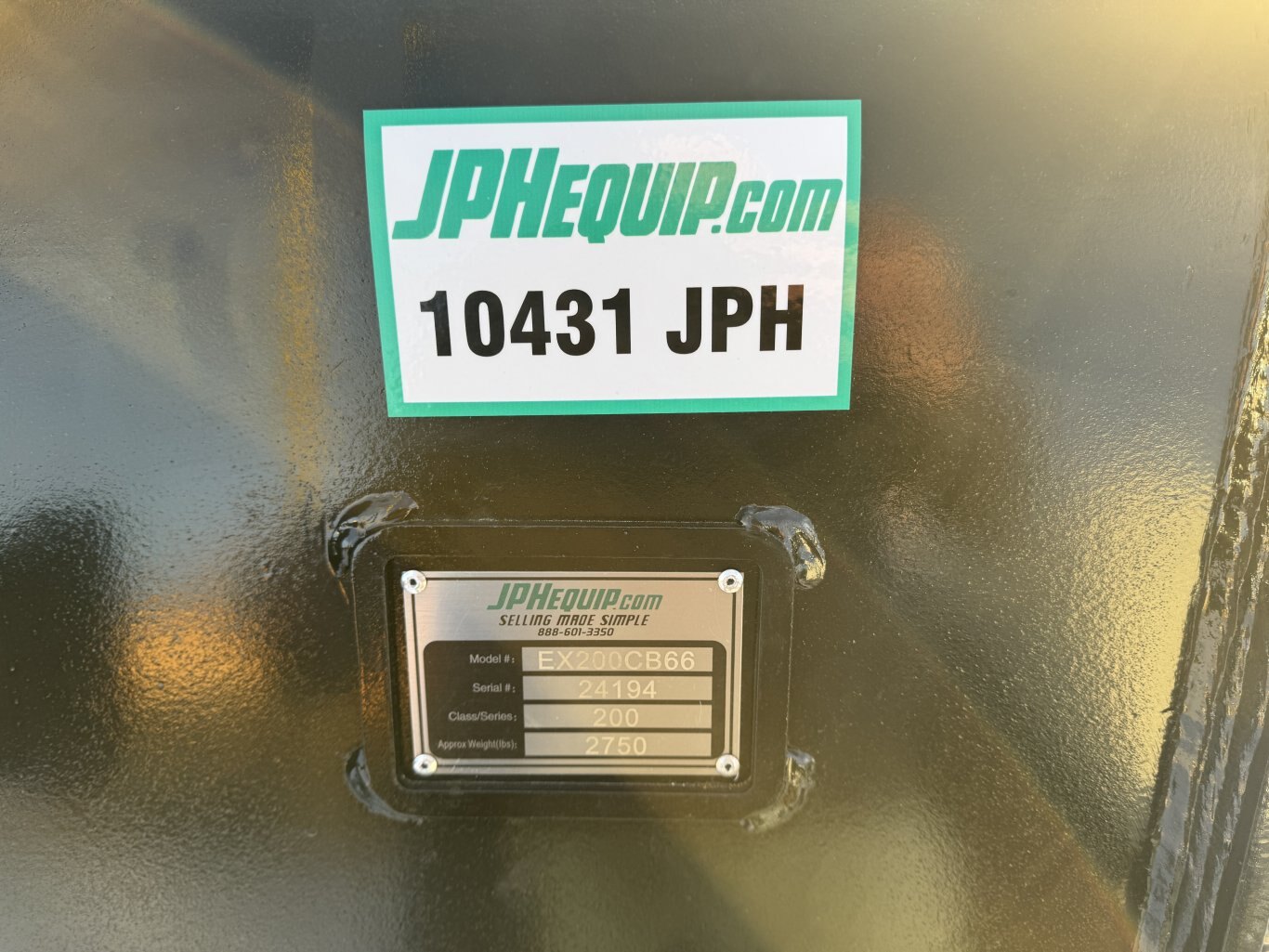 Excavator 200 Series Clean Up Bucket 66 #10431 JPH