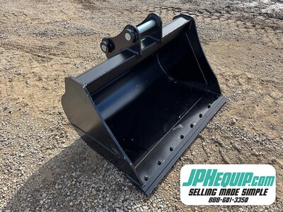 2025 48 Clean up Bucket 80 Series Excavator 50 mm pins #E50MMBC48 JPH