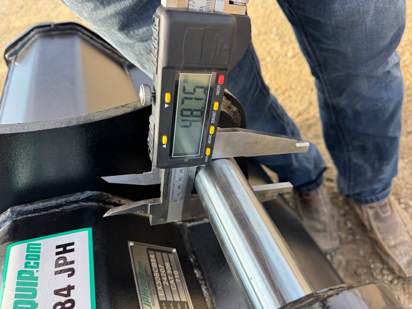 2025 54 Clean up Bucket 80 Series Excavator 50 mm pins #10484 JPH