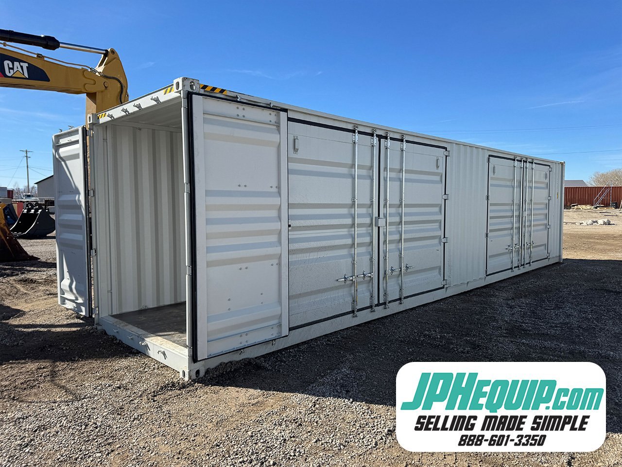 40' Seacan 1 Front & 2 Large Side Doors 1 Trip #10508 JPH