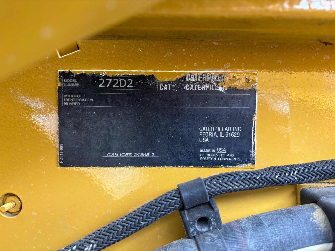 2019 Caterpillar 272D2 Skid Steer #9479 AS