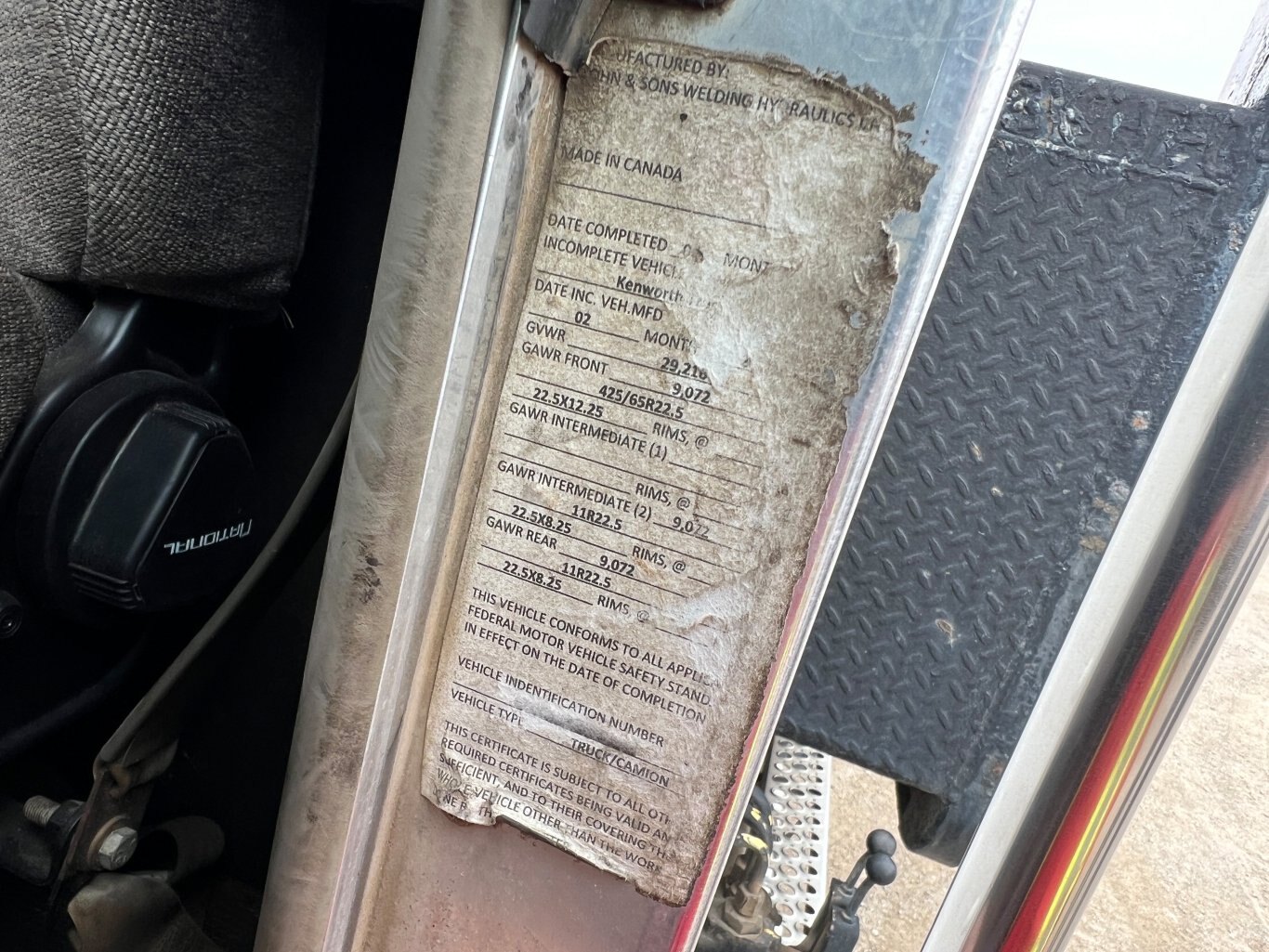 2016 Kenworth T4 Cable Deck Truck Car Hauler / Tow Truck Day Cab #9486 BP