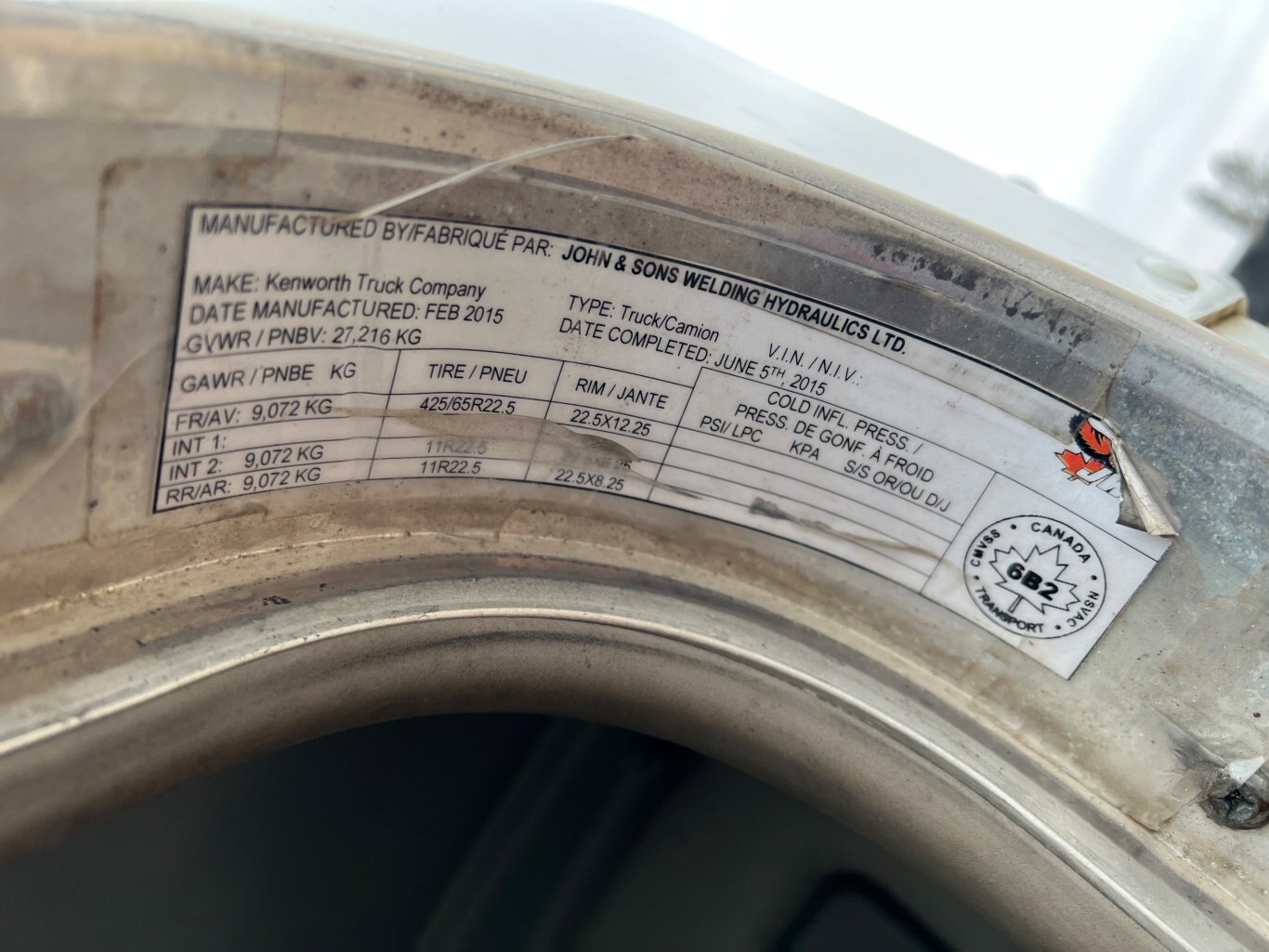 2016 Kenworth T4 Cable Deck Truck Car Hauler / Tow Truck Day Cab #9486 BP