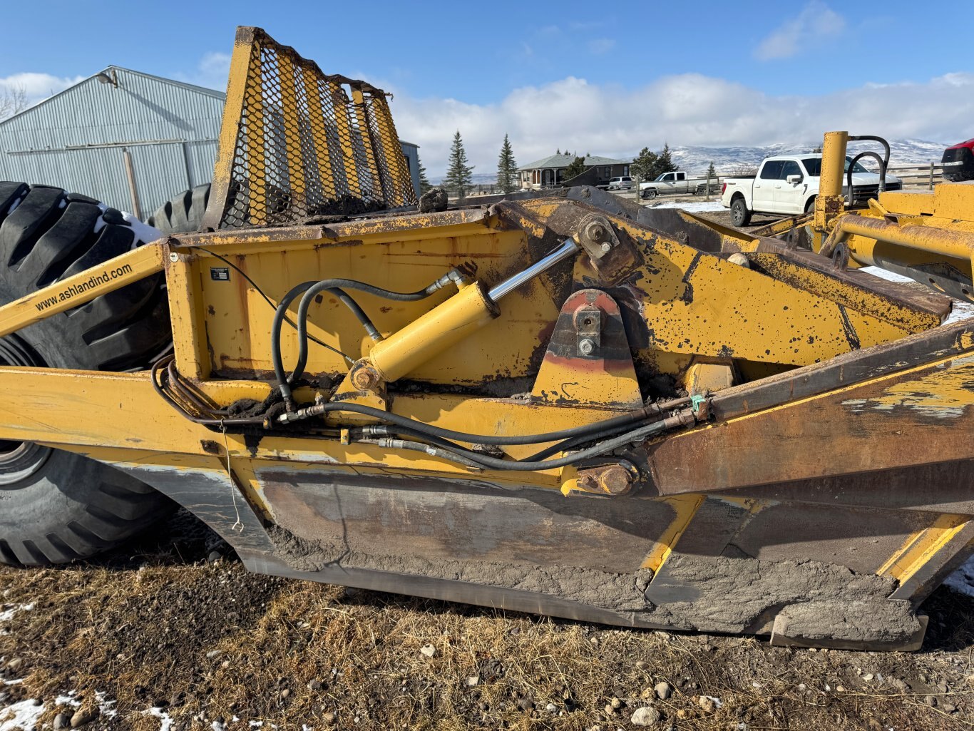 2007 Ashland 18 yd. Pull Scraper #9488 JP