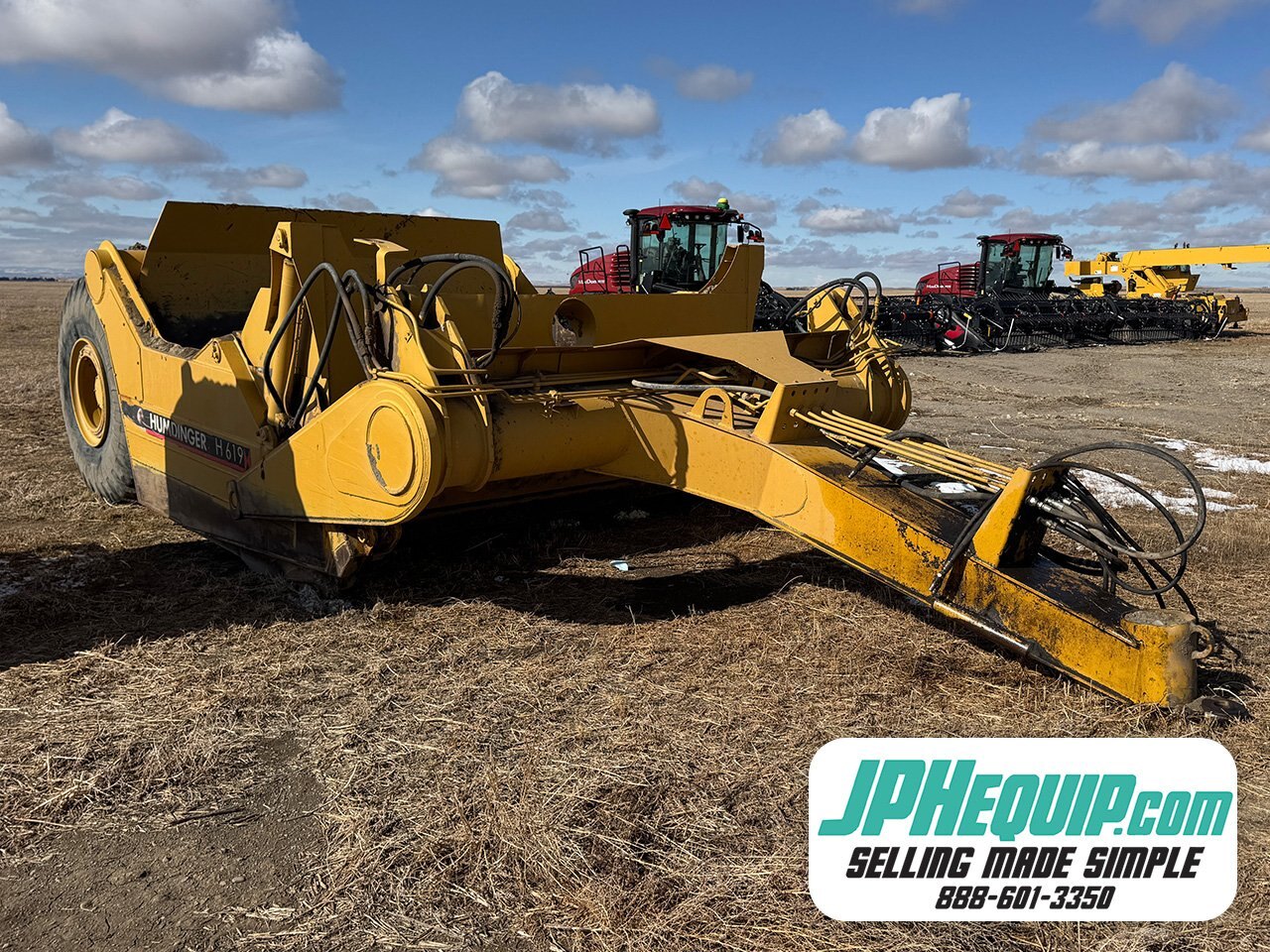 2006 Humdinger 19 cu. yd. Pull Scraper • H619 Pull Scraper Ejector #9489 BP