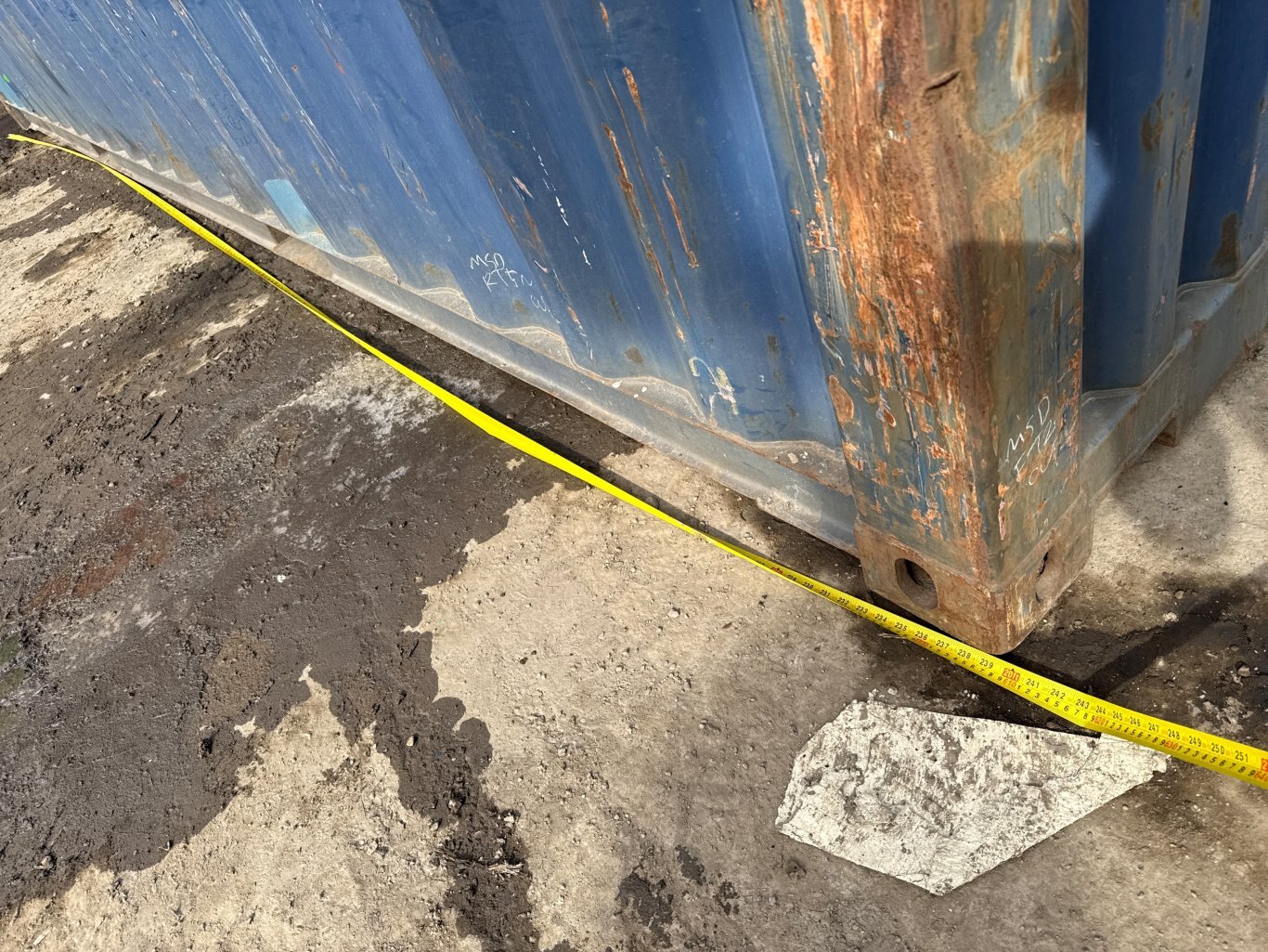 Custom Sea Can Cold Storage Tool Crib w/ Man Door, Power, and Lighting #9498 JA