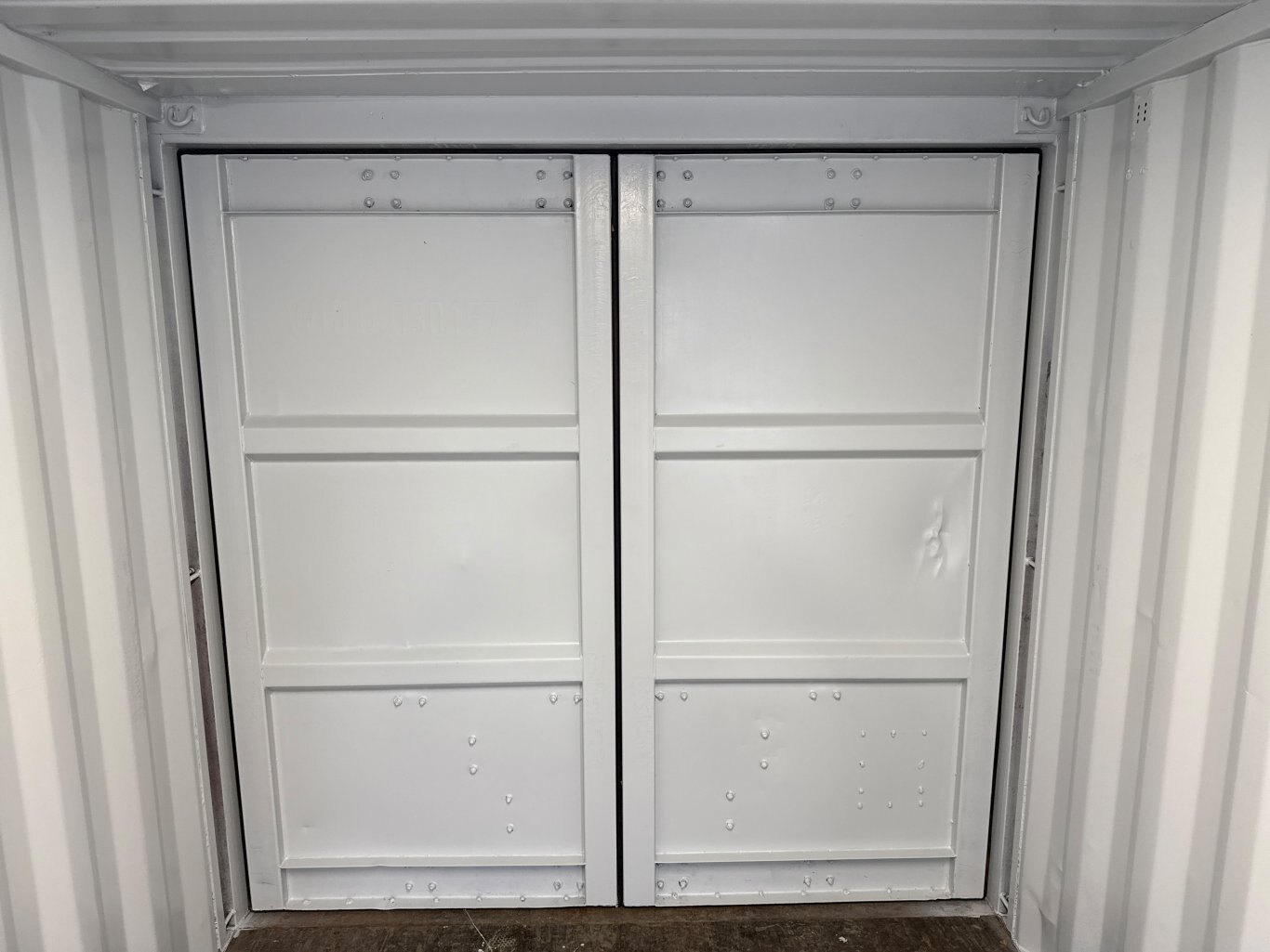 Custom Sea Can Cold Storage Tool Crib w/ Man Door, Power, and Lighting #9498 JA