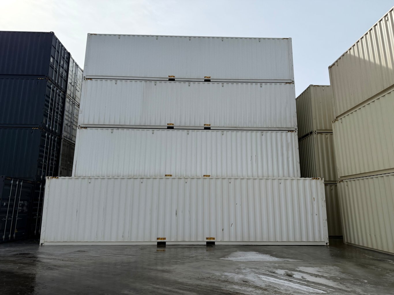 Custom Sea Can Cold Storage Tool Crib w/ Man Door, Power, and Lighting #9498 JA