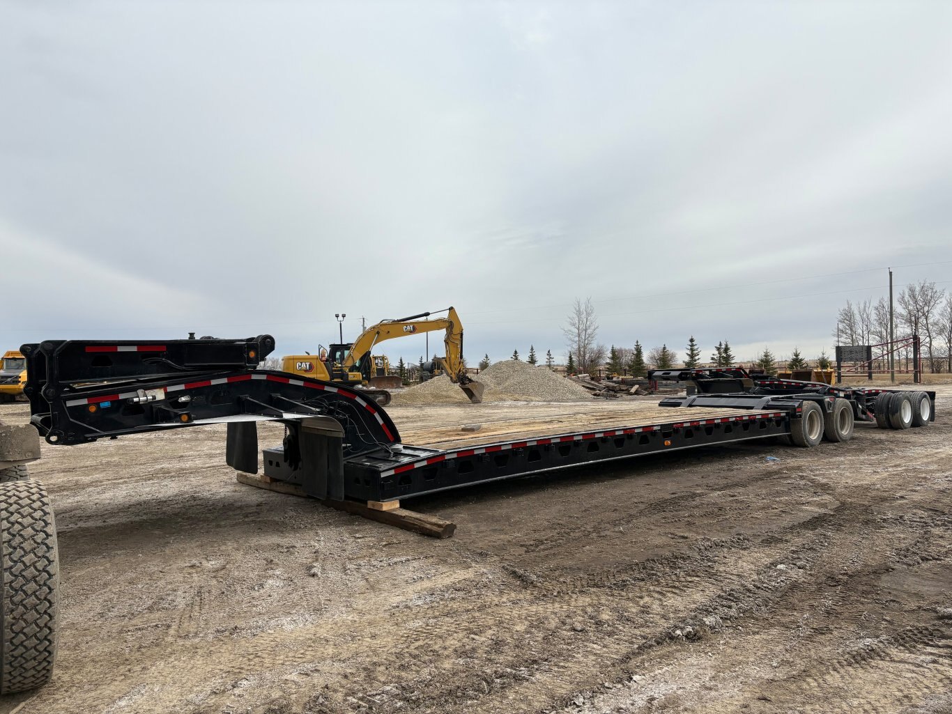 2002 Aspen Heavy Haul Double Drop RG60 Trailer Lowbed Jeep and Booster #9502 AS